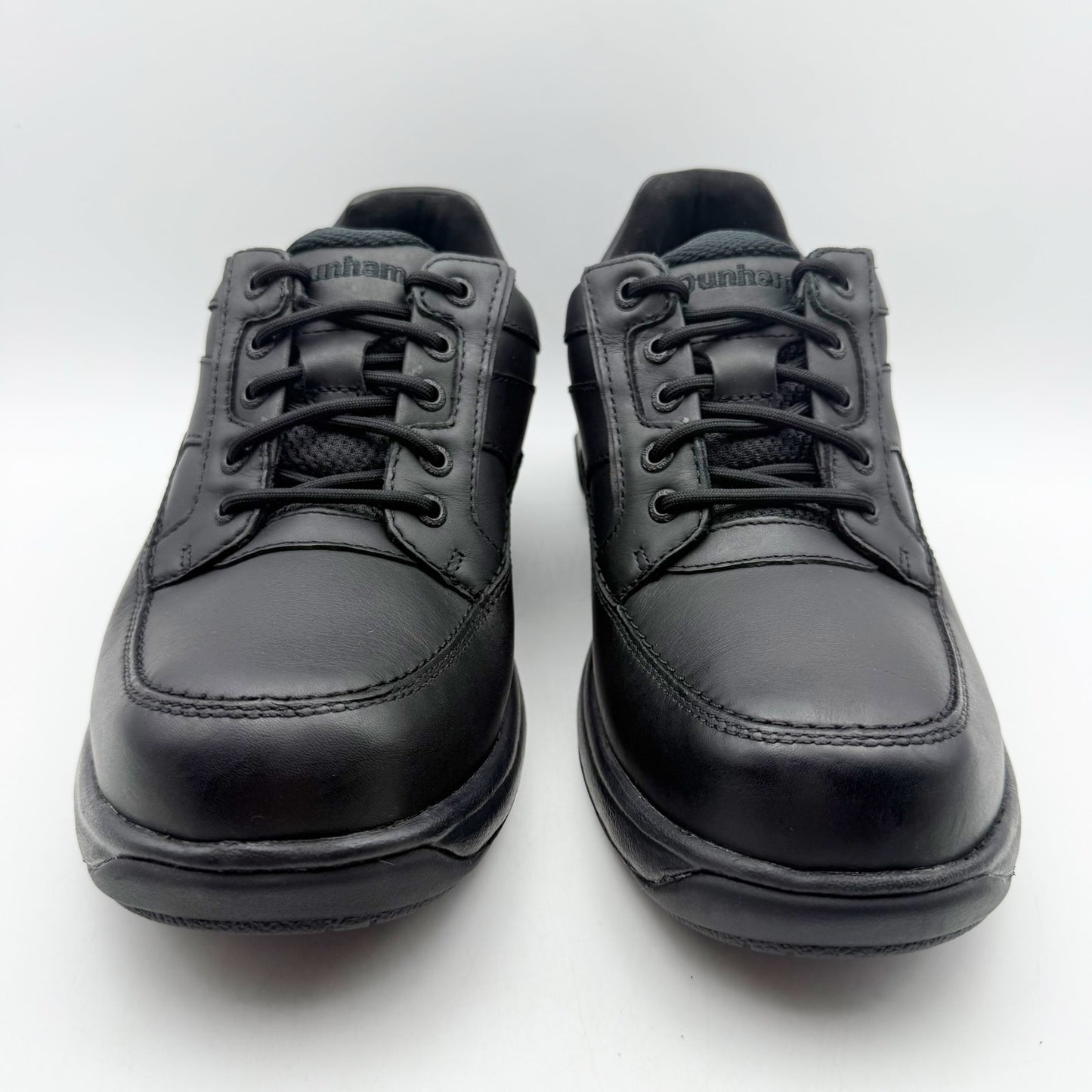 Dunham Mens Midland Oxford Sneaker US 10.5 XW Black Leather Waterproof NIB