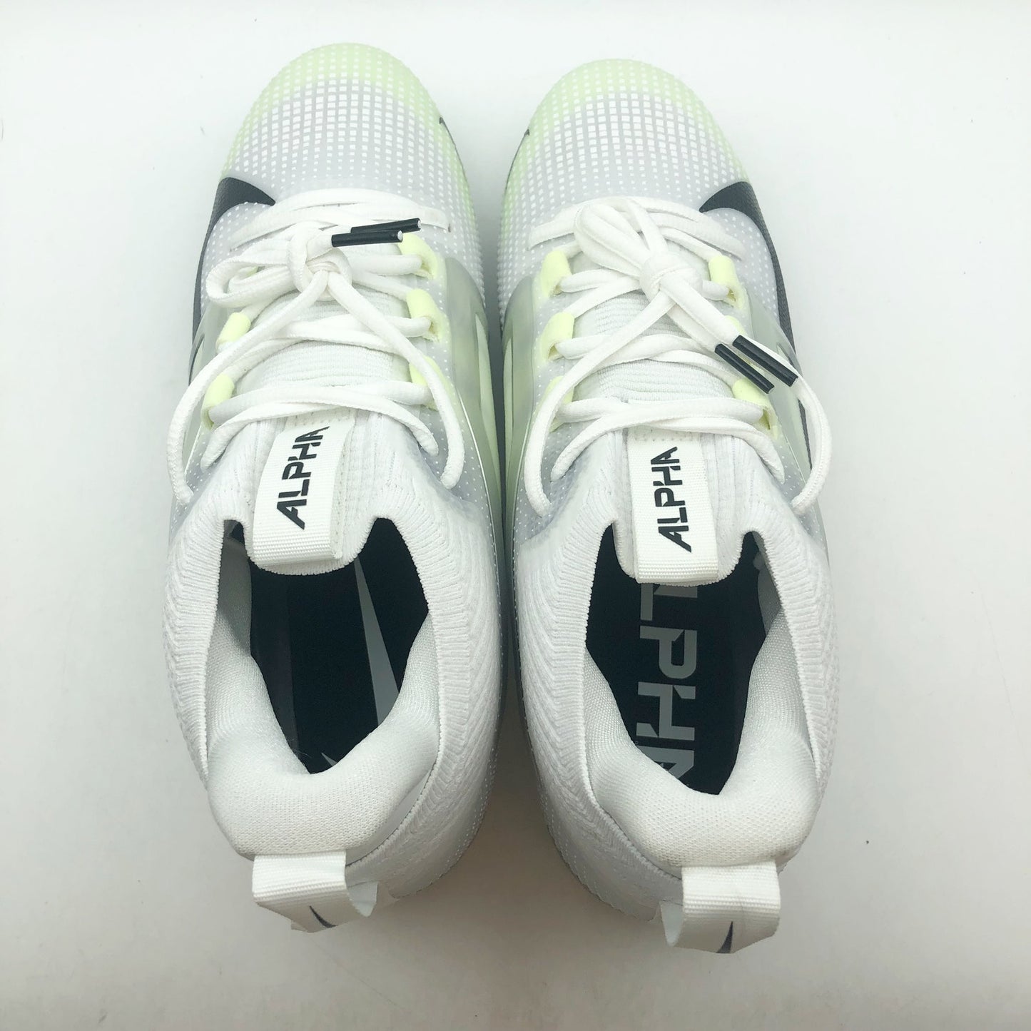 Nike Mens Alpha Menace 4 Elite Football Cleats Size 10 White Yellow NWOB