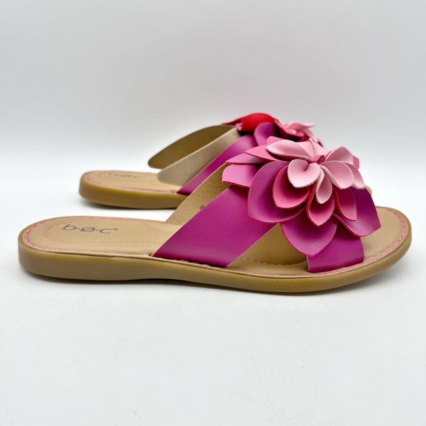 B.O.C. Born Concept Kasia Sandals US 9 M EU 39.5 Pink Slip On NIB