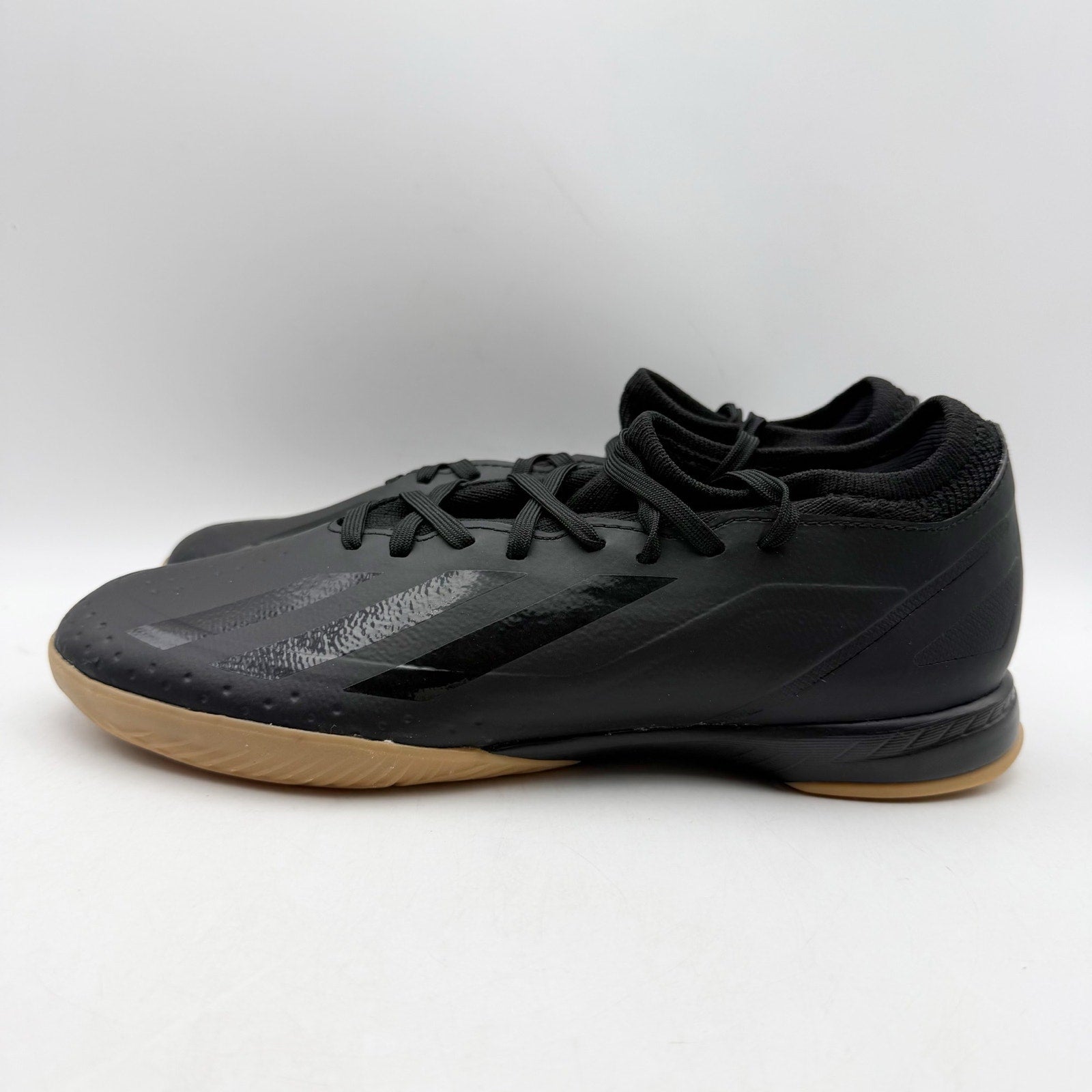Adidas X CRAZYFAST.3 Indoor Soccer Shoes Mens 7.5 Womens 8.5 Black NWOB