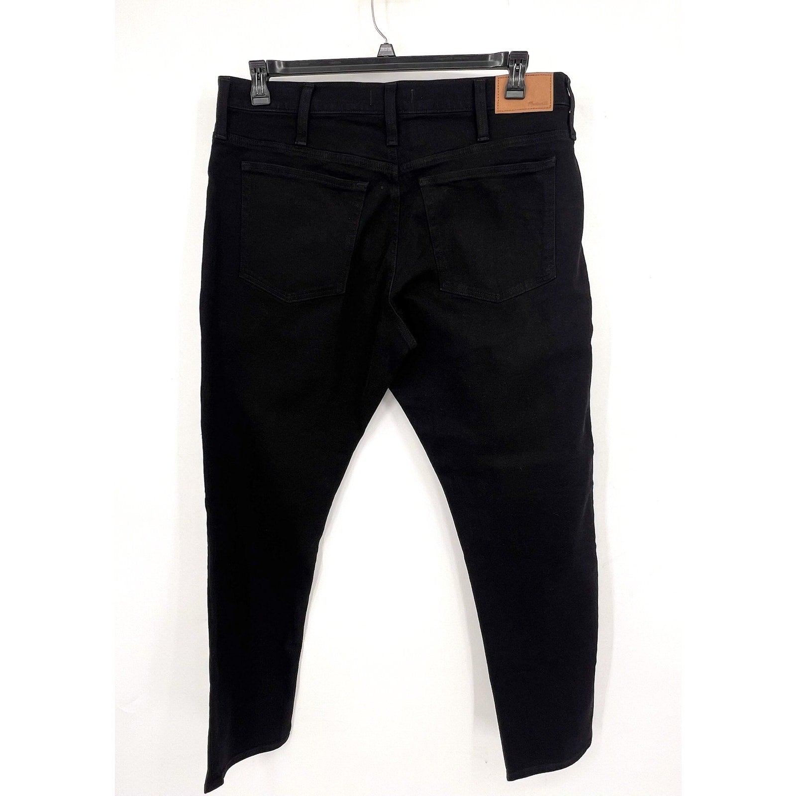 MADEWELL Men's Athletic Slim Jeans 40x32 Black Denim Stretch NG307 NWT