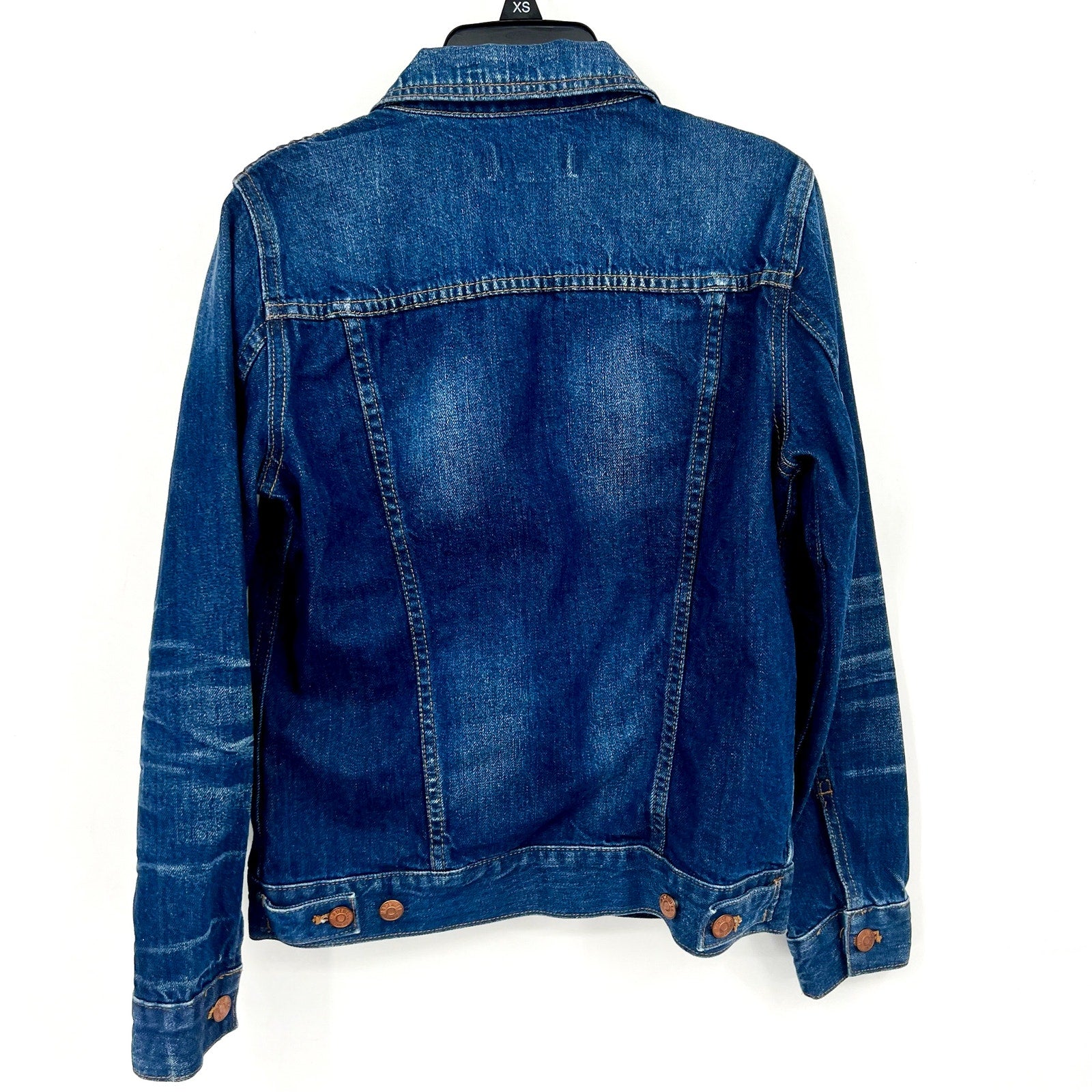 MADEWELL Womens The Classic Jean Jacket Small Blue Briarwood Wash H8341 NWT