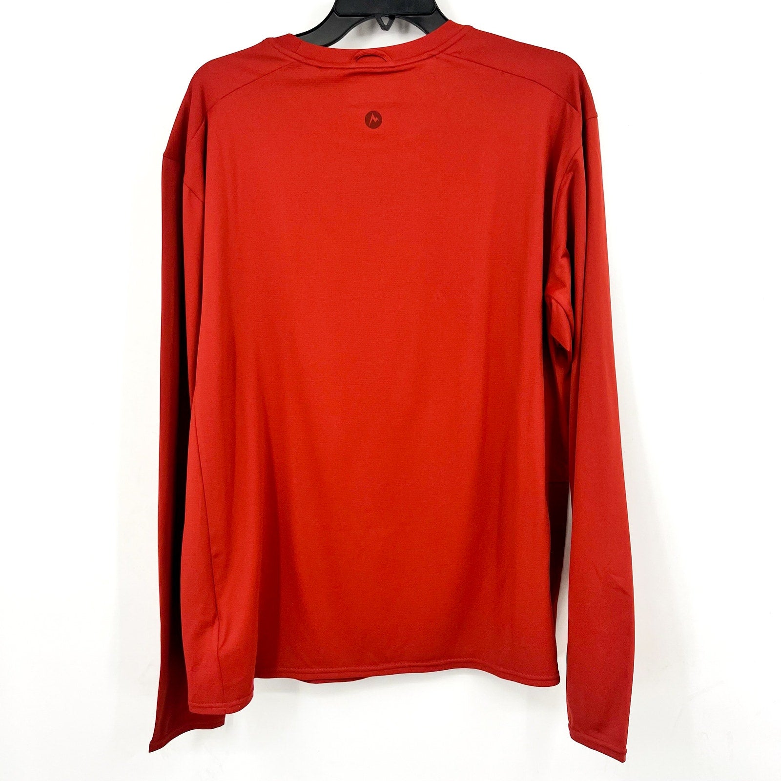 MARMOT Men's AirExchange Long-Sleeve Crew T-Shirt Large Orange UPF 50 NWT