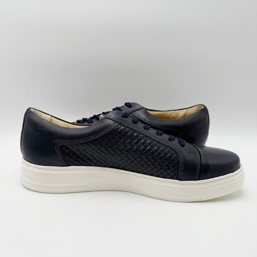 Marc Joseph NY Mens King Street Casual Sneakers Size 10 M Blue Leather NWOB