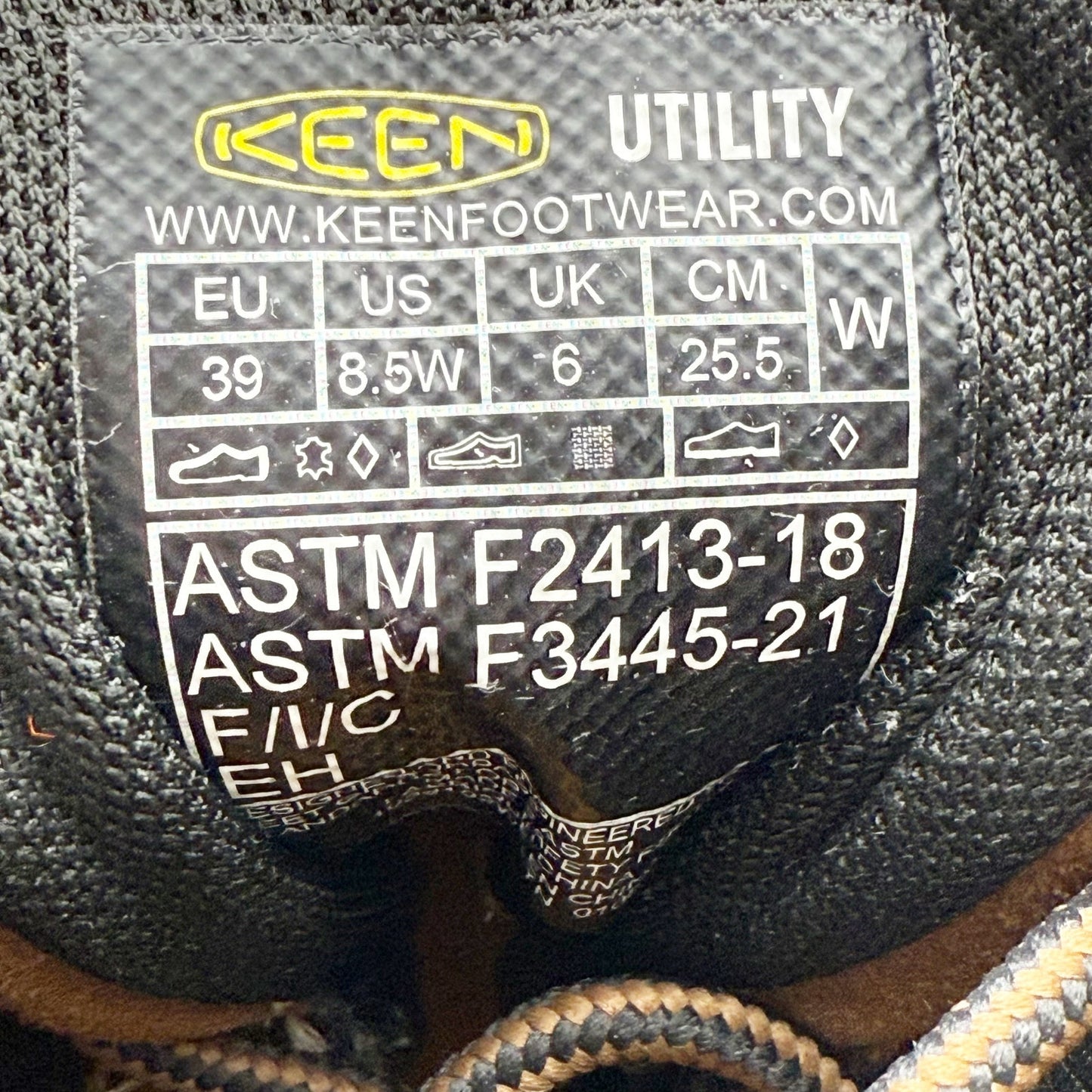 KEEN Womens Evanston 6" Work Boots US 8.5 Wide Brown Carbon Fiber Toe WP NIB