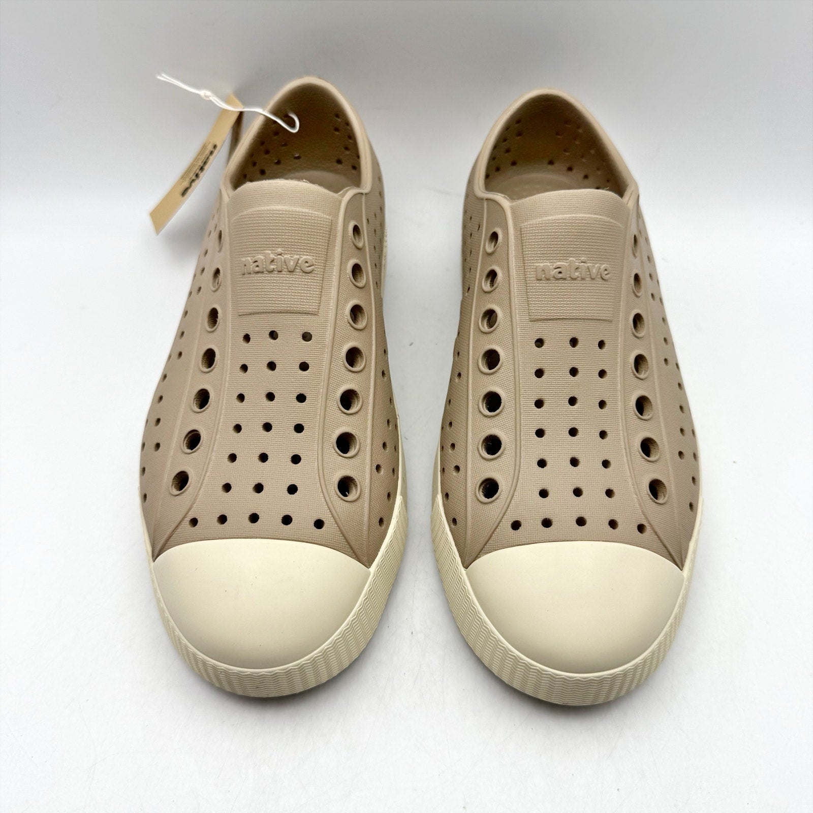 Native Men's Jefferson Shoes Size 13 Brown Tan EVA Slip On Sneakers NIB