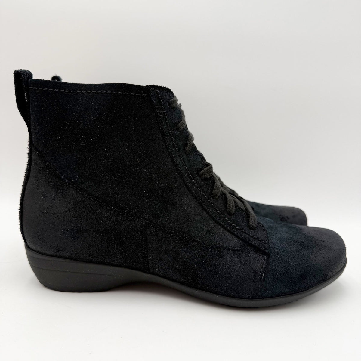 Dansko Womens Fergie Ankle Booties EU 39 US 8.5-9 Black Suede Boots NWOB