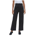EVERLANE Womens Organic Wide-Leg Crop Pants Size 0 Black Chino Stretch Twill NWT