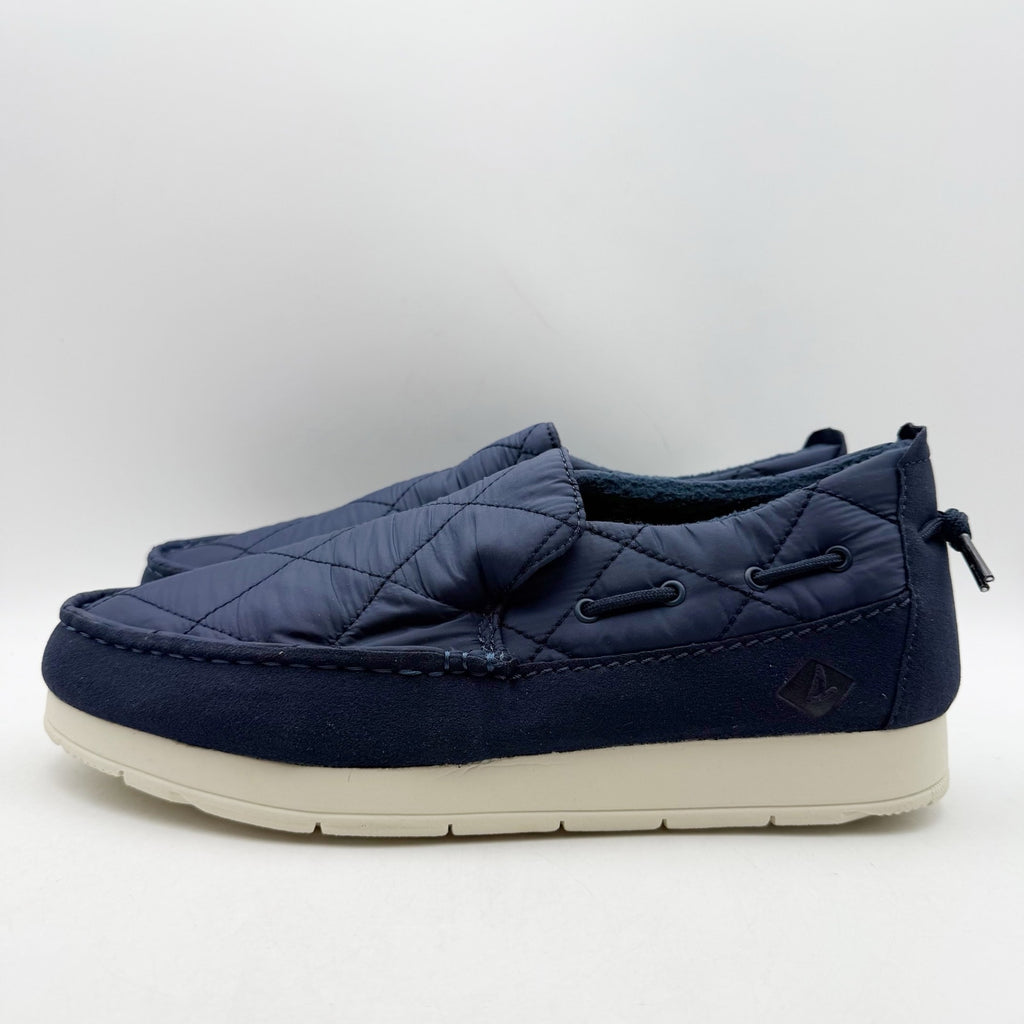 Sperry Mens Top-Sider Quilted Moc Loafers Size 10 M Navy Blue Casual Shoes NWOB