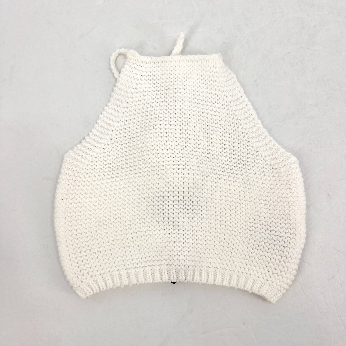 BARDOT JUNIOR Girls Andi Knit Top Size 6-7 SMALL Orchid White Tie Back NWT