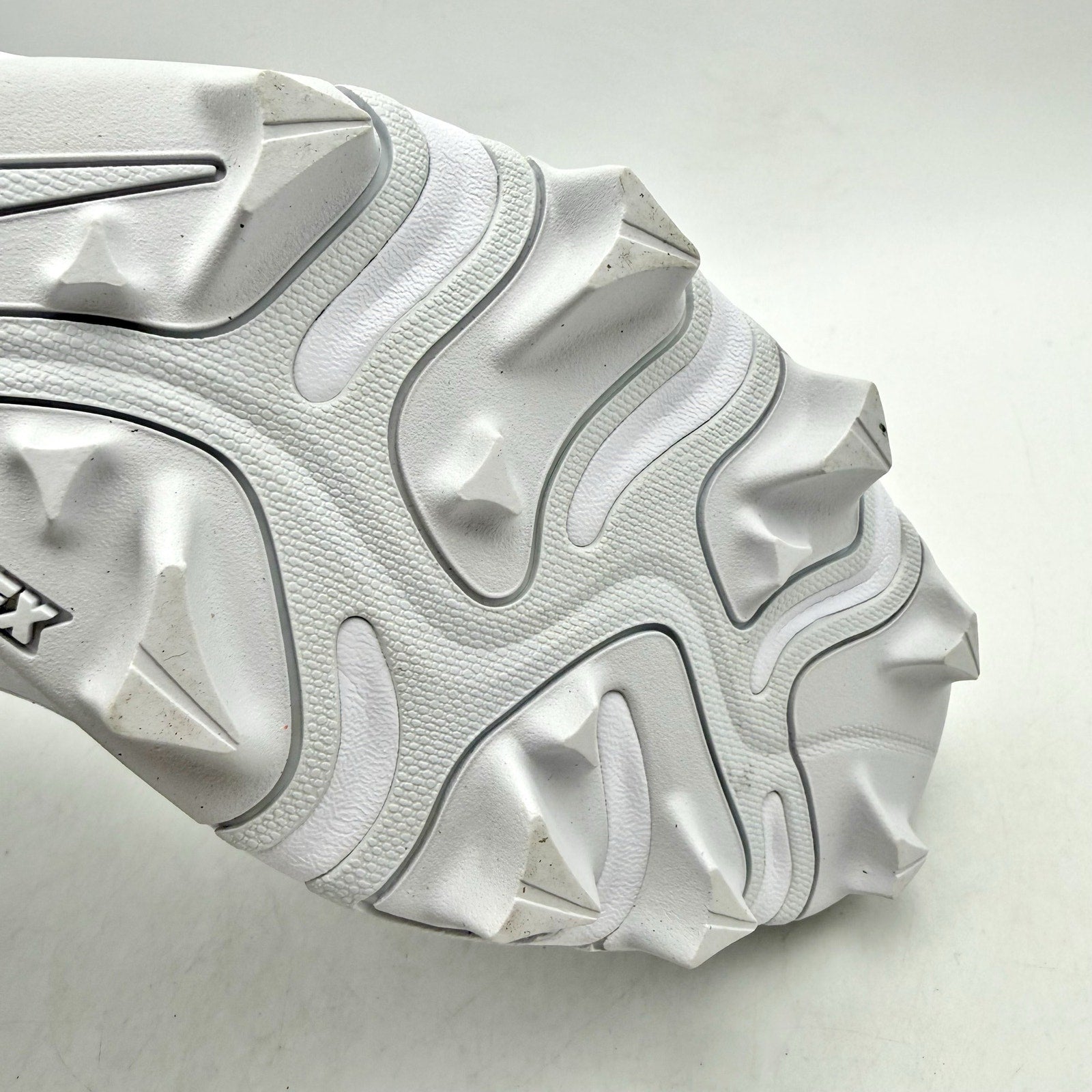 NIKE Mens Vapor Edge Shark 2 Football Cleats US 13 EU 47.5 White Silver NIB