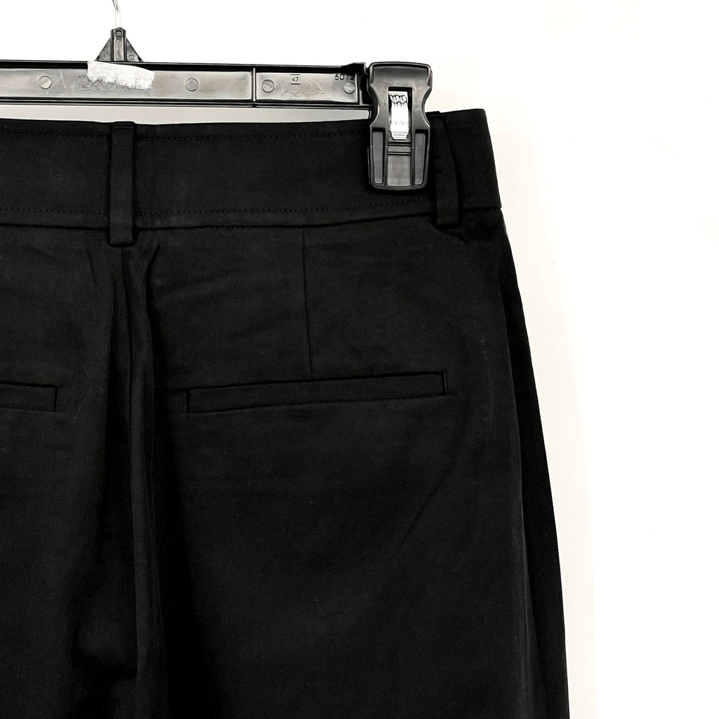 Everlane Womens The Way-High Drape Pants Sz 4 30" Inseam Pleated Black NWT