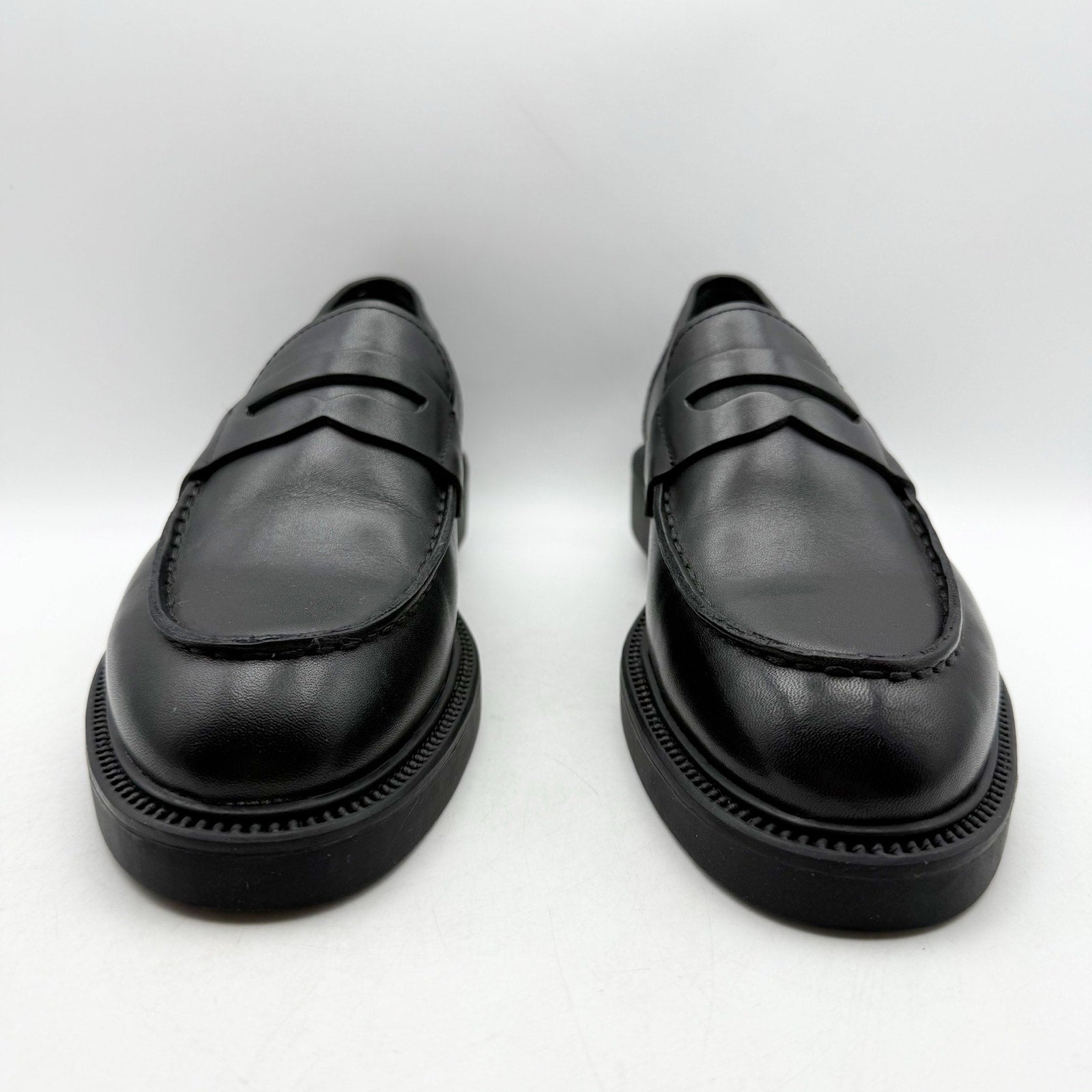 Vagabond Shoemakers Womens Alex Loafers EU 39 US 9 Black Leather NIB