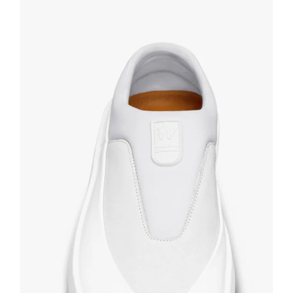 Wolf & Shepherd Cruise Tre Slip On Sneakers Womens 9 Mens 7.5 White Leather NIB