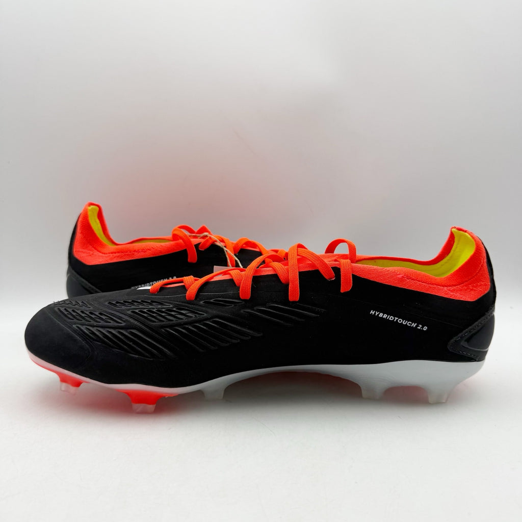 Adidas Mens Predator Pro Soccer Cleats US 11.5 Black Red White IG7777 NWOB