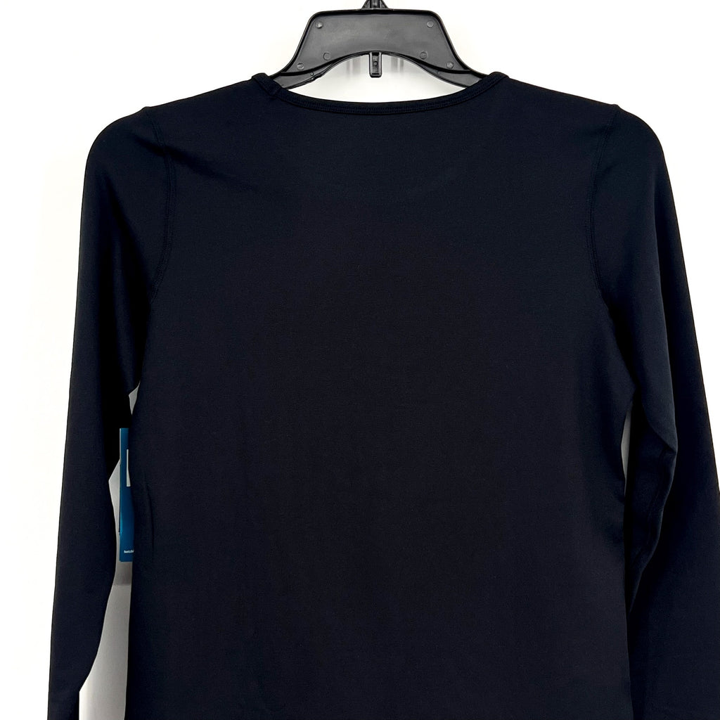 HOT CHILLYS Women's Micro-Elite Chamois Crewneck Shirt Medium Black NWT