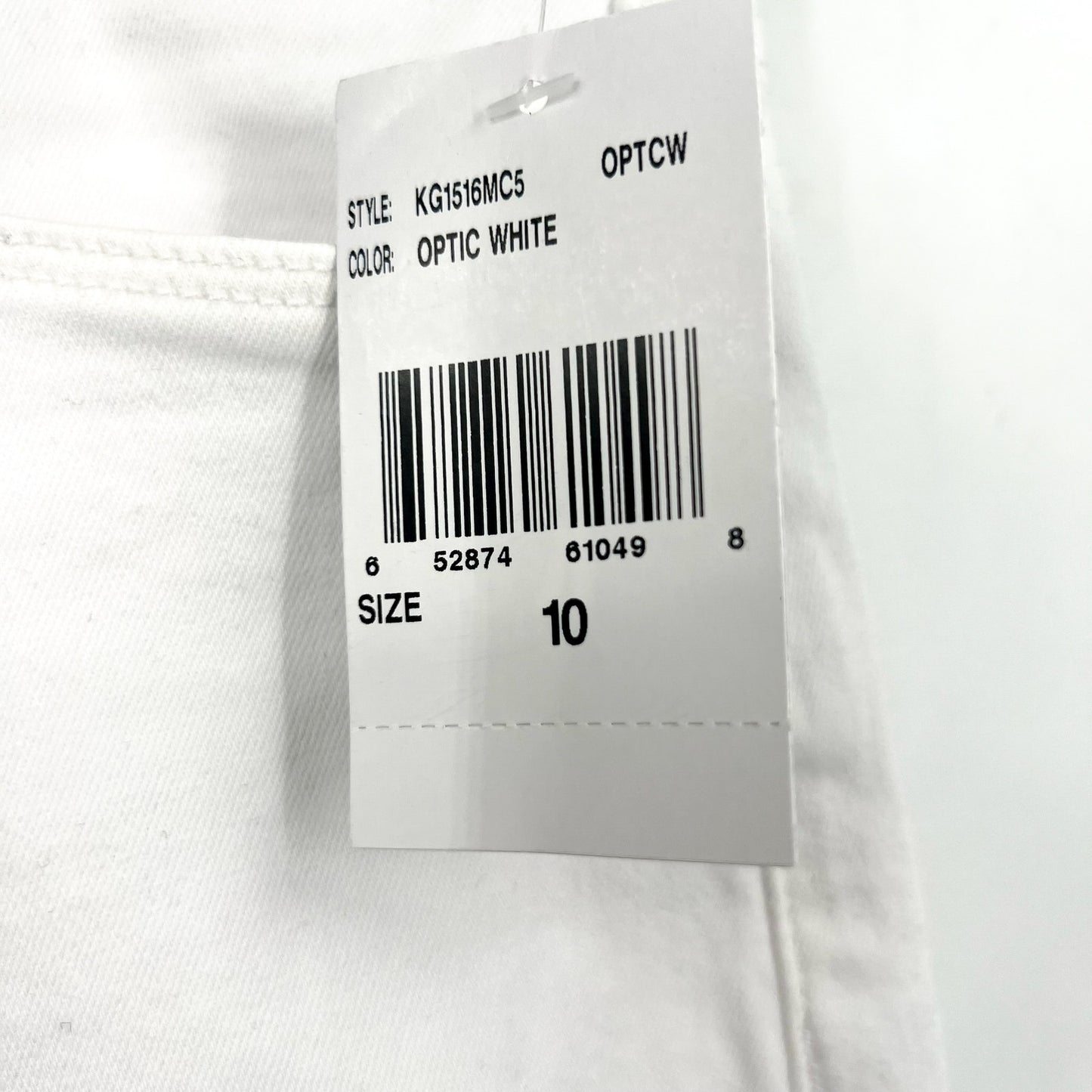 KUT FROM THE KLOTH Meg Wide Leg Jeans Size 10 Optic White High-Rise Fab AB NWT