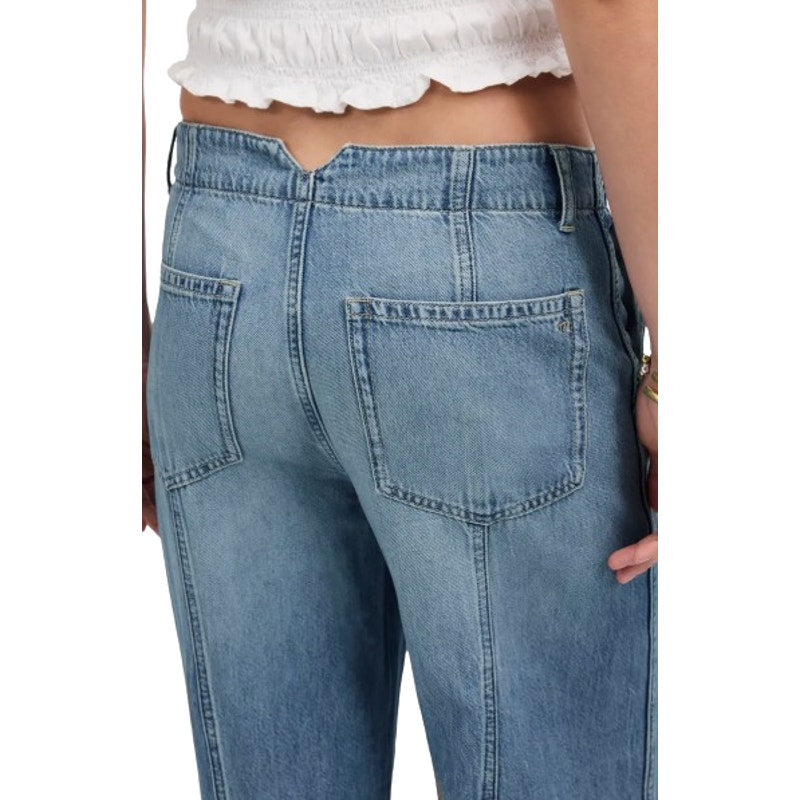 Madewell Women's Wide Sweep Trouser Jeans Size 28 US 6 Blue Robertson NV377 NWT
