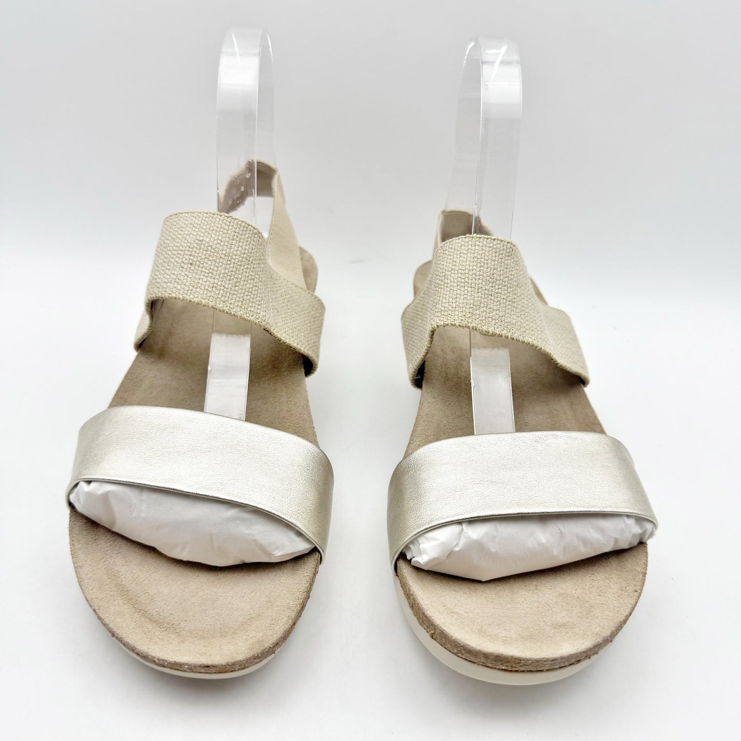 Munro Womens Pisces Casual Sandal US 9 SS EU 40 Gold Slingback NWOB