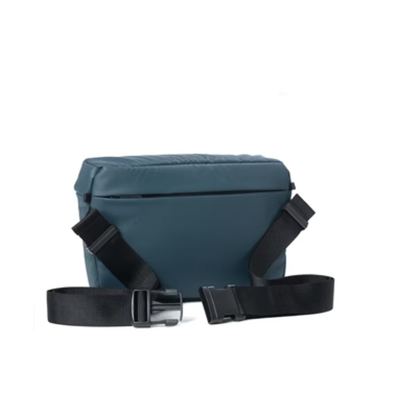 HEDGREN Tube RFID Sling Crossbody Bag Medium City Blue Travel NWOT