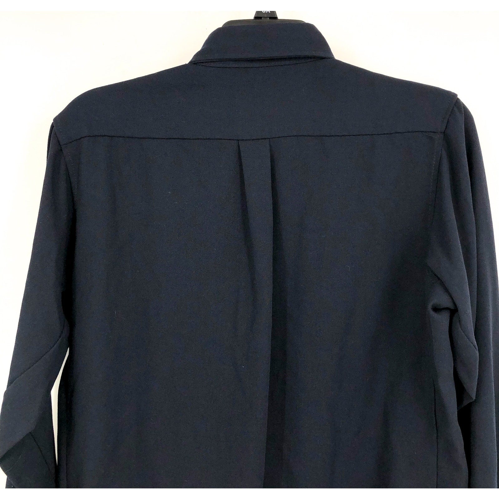 BULWARK Mens Midweight FR CAT2 Uniform Shirt Medium Navy Blue Button Up NWOT