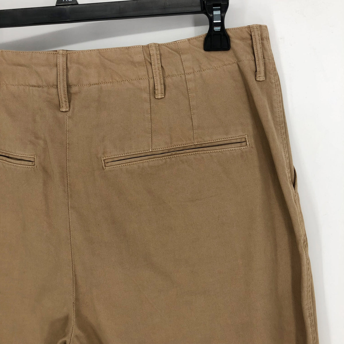 RE/DONE Womens 90s Loose Trousers Size 31 US 12 Tan High Waist Chinos Twill NWOT