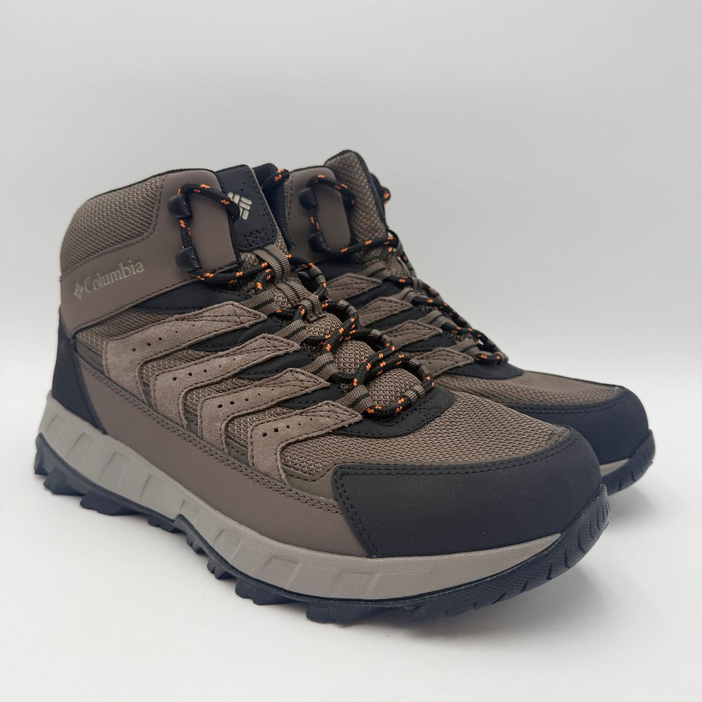 Columbia Mens Strata Trail Mid Hiking Boots Size 10 Brown Waterproof NWOB