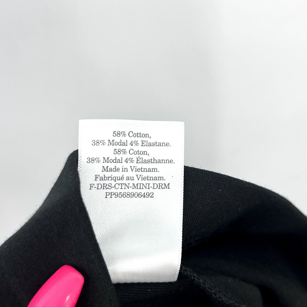 EVERLANE Women's The Dream '90s Shift Dress XS Black Sleeveless Stretch NWT