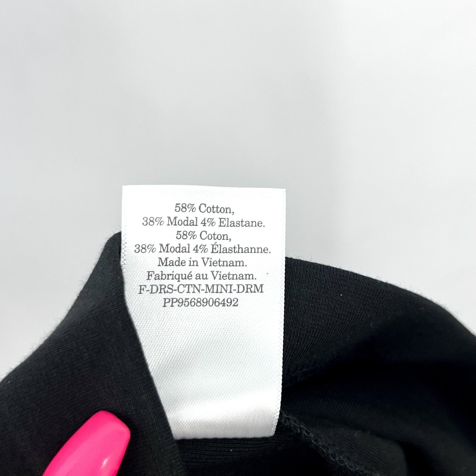 EVERLANE Women's The Dream '90s Shift Dress XS Black Sleeveless Stretch NWT
