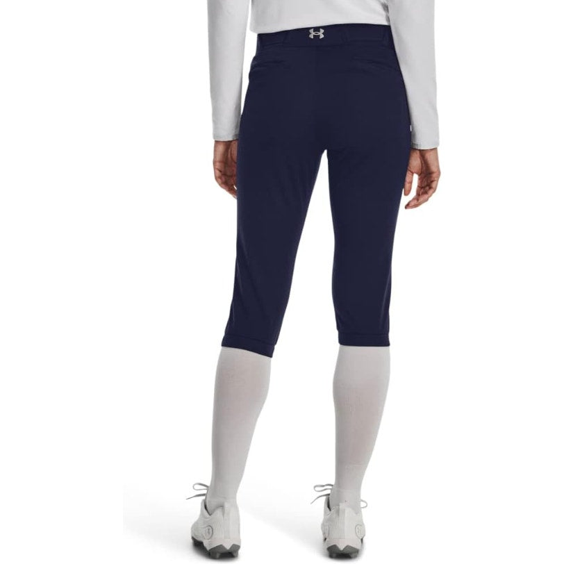 UNDER ARMOUR Girls Utility Softball Pants Large Navy Blue NWT