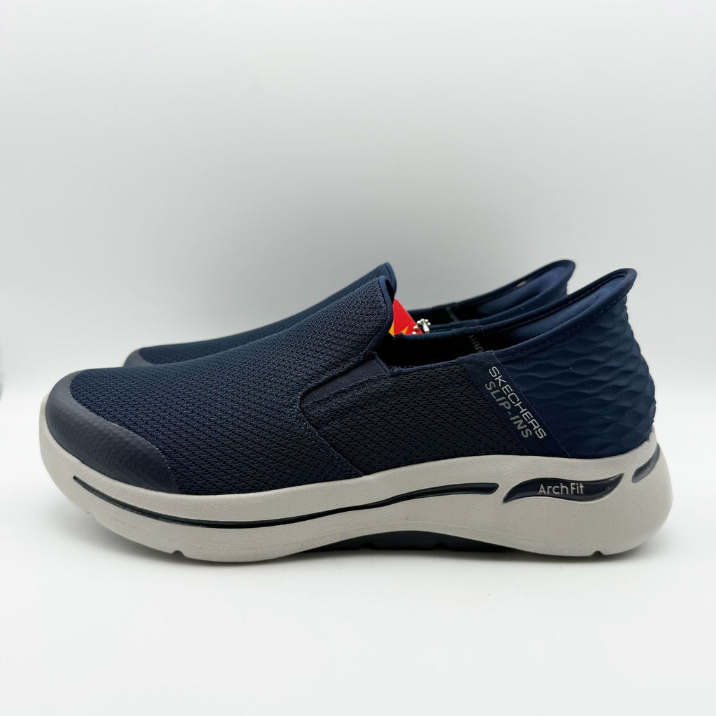 Skechers Mens Performance GO Walk Arch Fit Slip In Sneakers US 9.5 XW Blue NIB