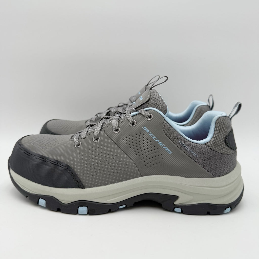 Skechers Womens Trego Astallet Work Shoes Size 7.5 Grey Comp Toe SR Sneakers NIB