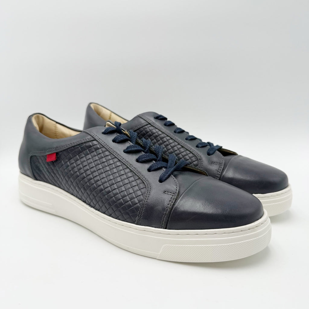 Marc Joseph NY Mens King Street Casual Sneakers Size 10 M Blue Leather NWOB