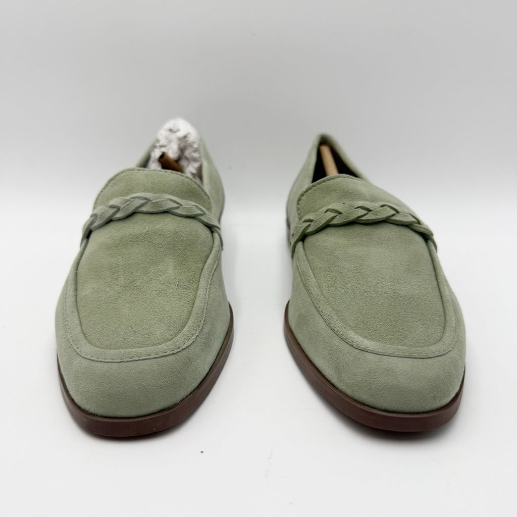 Seychelles Womens Afternoon Stroll Loafers Size 7.5 Sage Green Suede NIB