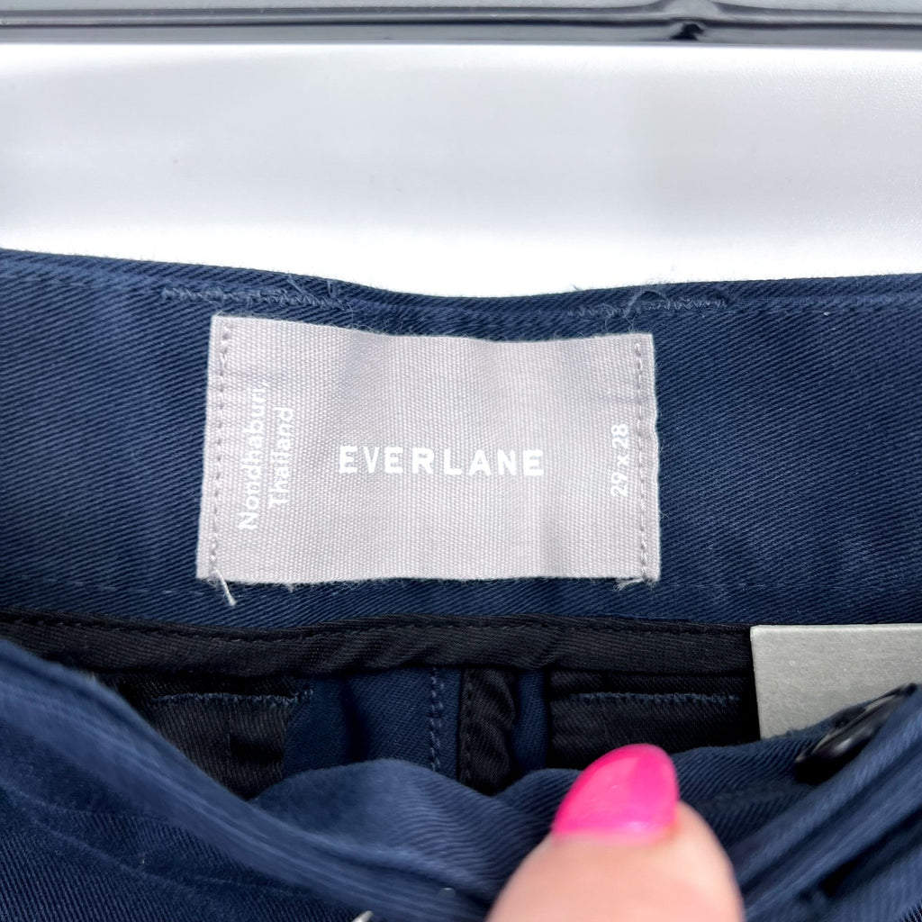 EVERLANE Men's The Performance Chino Pants 29x28 Navy Blue Modern Fit NWT