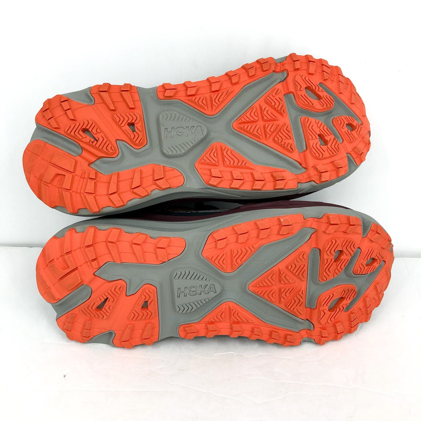 Hoka One Mens Stinson 7 Running Sneakers US 12.5 D Grey Red Athletic NIB