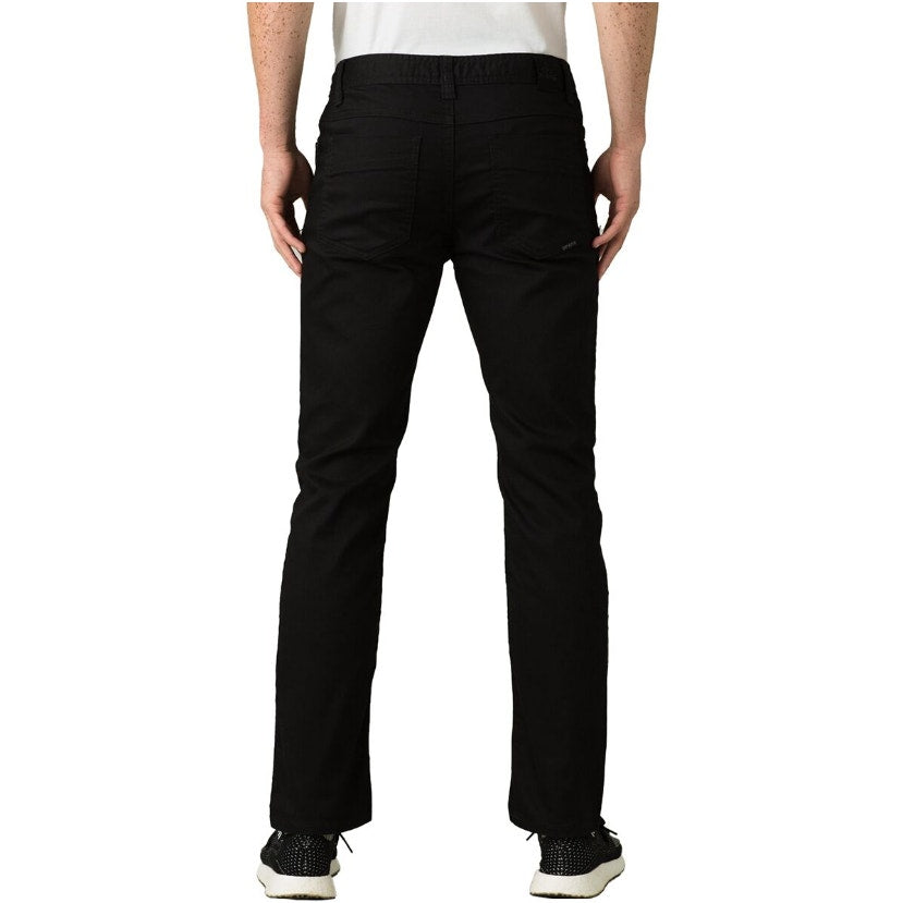 PRANA Men's Bridger Jeans 30x34 Black Out Straight Leg Slim Fit NWT
