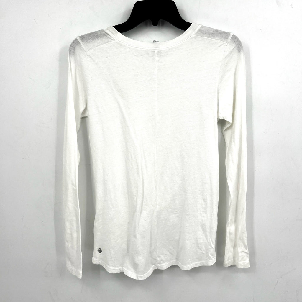 Z BY ZELLA Girls Twist Front Long Sleeve T-Shirt XL White Crewneck NWOT