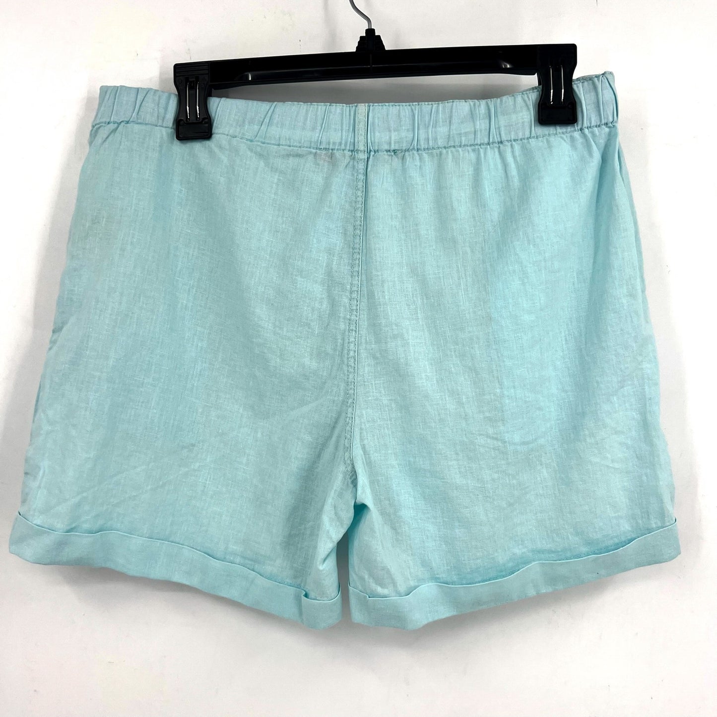 XCVI WEARABLES Womens Quincy Shorts Small Mint Green Cotton Linen Drawstring NWT