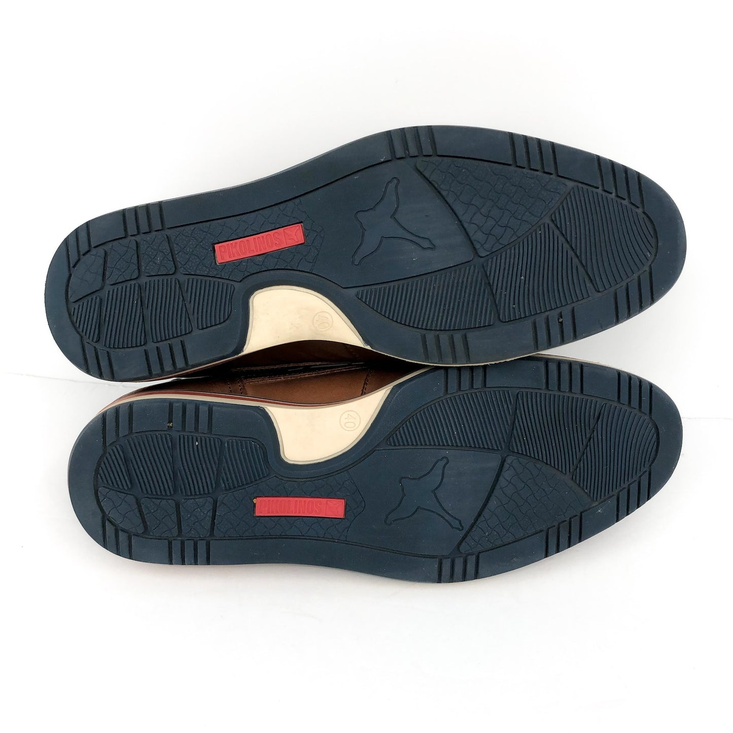 PIKOLINOS Mens Avila Oxford Dress Boots EU 40 US 7.5 Brown Calfskin Leather EUC