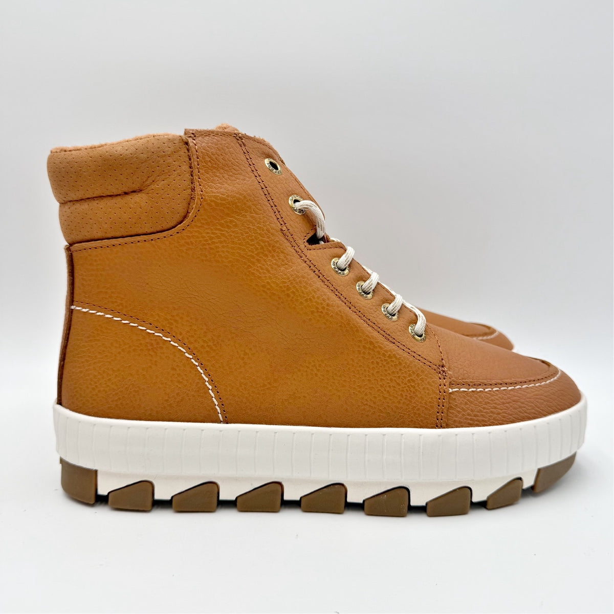 Sperry Womens Torrent Lace-up Ankle Boots Size 8 M Tan Leather Waterproof NIB