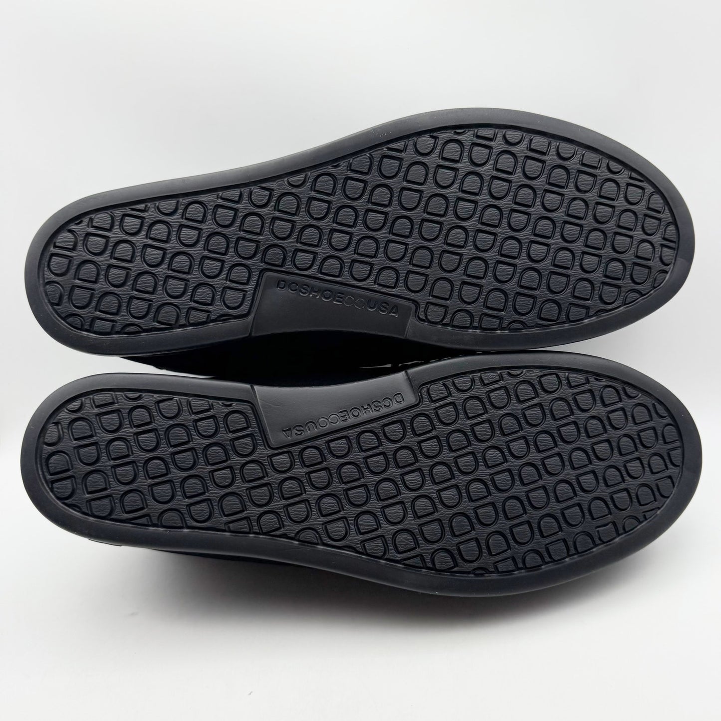 DC Mens Villain 2 Slip On Sneakers US 18 EU 55 Black Leather NIB