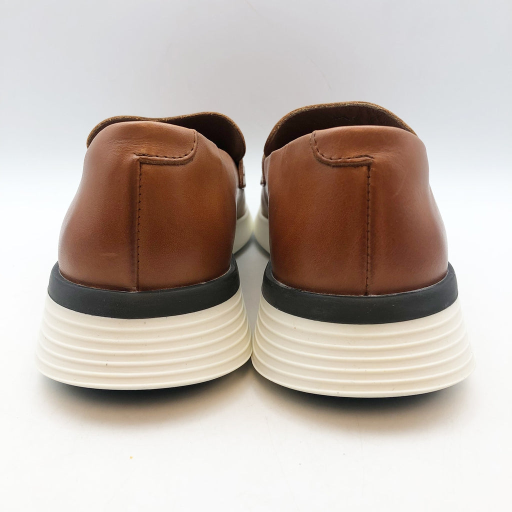Wolf & Shepherd Crossover Loafer Slip On Mens 6 Womens 7.5 Tan Leather NIB