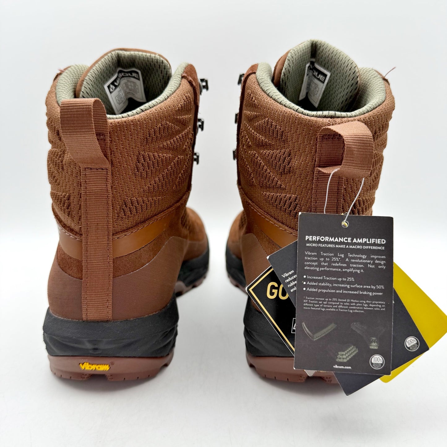 Vasque Womens Torre AT GTX Boots US 8.5 M EU 39 Brown Leather Waterproof NIB