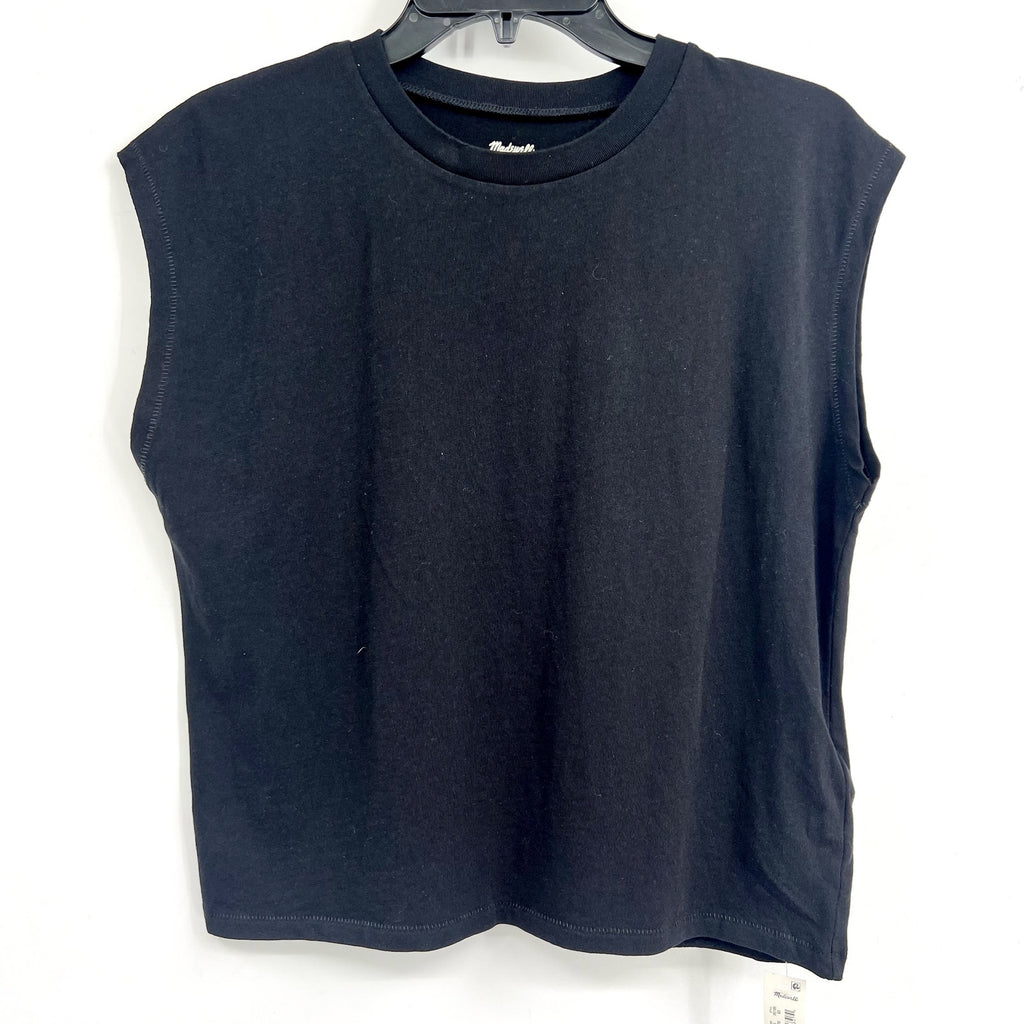 MADEWELL Women's Northside Vintage Muscle Tank Top XS True Black PO195 NWT