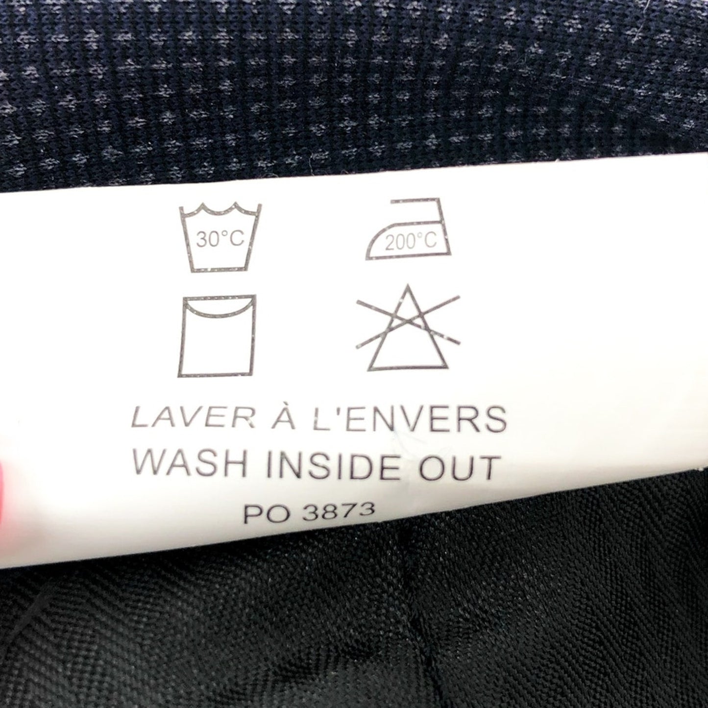 SOUL OF LONDON Mens Suit Dress Pants 30x34 Navy Blue Slim Fit Flat Front NWOT