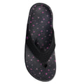 Spenco Waco Womens Yumi Constellation Flip Flops Size 10 Black Sandal Stars NWOB