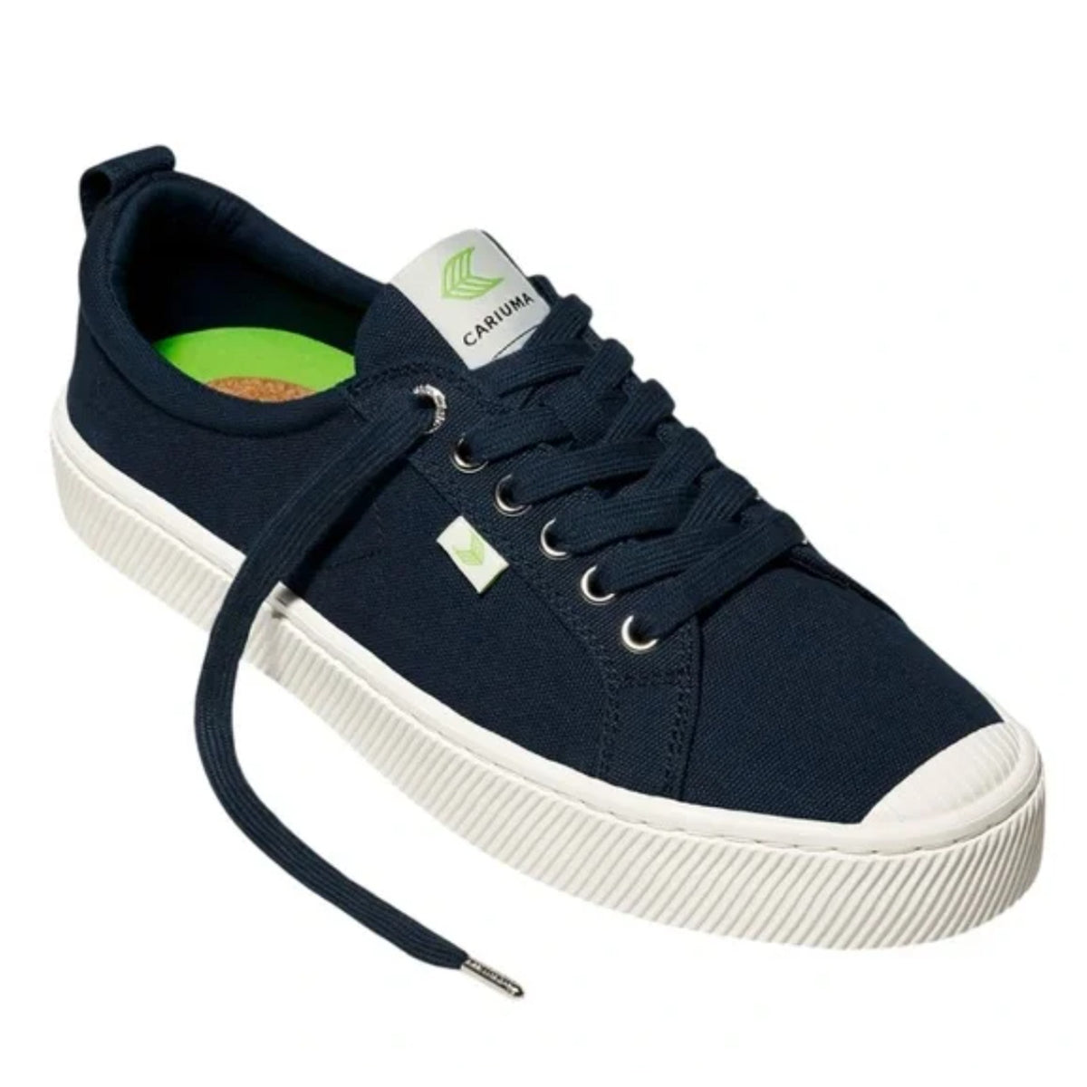 Cariuma Women's OCA Low Canvas Sneakers Size 9 Navy Blue Organic Cotton NIB