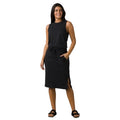 PRANA Women's Cozy Up Beach Hopper Blouson Dress Small Black Sleeveless NWT