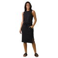 PRANA Women's Cozy Up Beach Hopper Blouson Dress Small Black Sleeveless NWT